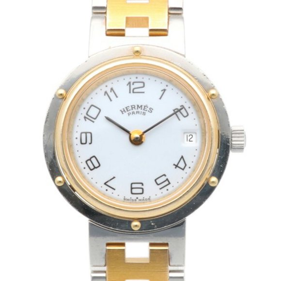 Hermès Clipper Watch, Stainless Steel Quartz, Women's, HERMES - Picture 1 of 5